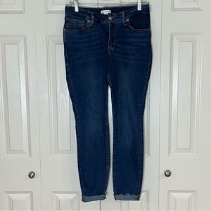 Good American Dark Stretchy Skinny Jeans Size 10/30.